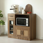 収納家具 棚 キャビネット 食器棚 キッチンカウンター シェルフ ラック リビング収納 本棚 おしゃれ ダイニング キッチン 引き出し 木製 扉収納 整理棚 モダン 扉付き ヴィンテージ アンティーク シンプル インテリア ラタン風 収納 ガラス コンパクト