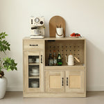 収納家具 棚 キャビネット 食器棚 キッチンカウンター シェルフ ラック リビング収納 本棚 おしゃれ ダイニング キッチン 引き出し 木製 扉収納 整理棚 モダン 扉付き ヴィンテージ アンティーク シンプル インテリア ラタン風 収納 ガラス コンパクト