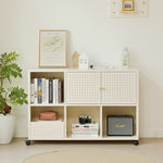 キャビネット サイドボード 扉付き キャスター付き スチール 金属製 アイボリー 白 おしゃれ スリム リビング モダン 棚 スチールチェスト 書類 韓国インテリア 北欧 子供部屋 寝室 マグネット活用可能