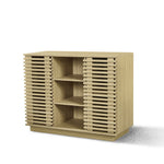 キャビネット サイドボード チェスト 木製 おしゃれ 扉付き 可動棚 横格子扉 幅88cm 幅120cm 大容量 リビング ヴィンテージ 北欧 木目調 家具 玄関 寝室 ナチュラル ウォルナットカラー