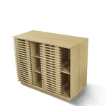 キャビネット サイドボード チェスト 木製 おしゃれ 扉付き 可動棚 横格子扉 幅88cm 幅120cm 大容量 リビング ヴィンテージ 北欧 木目調 家具 玄関 寝室 ナチュラル ウォルナットカラー