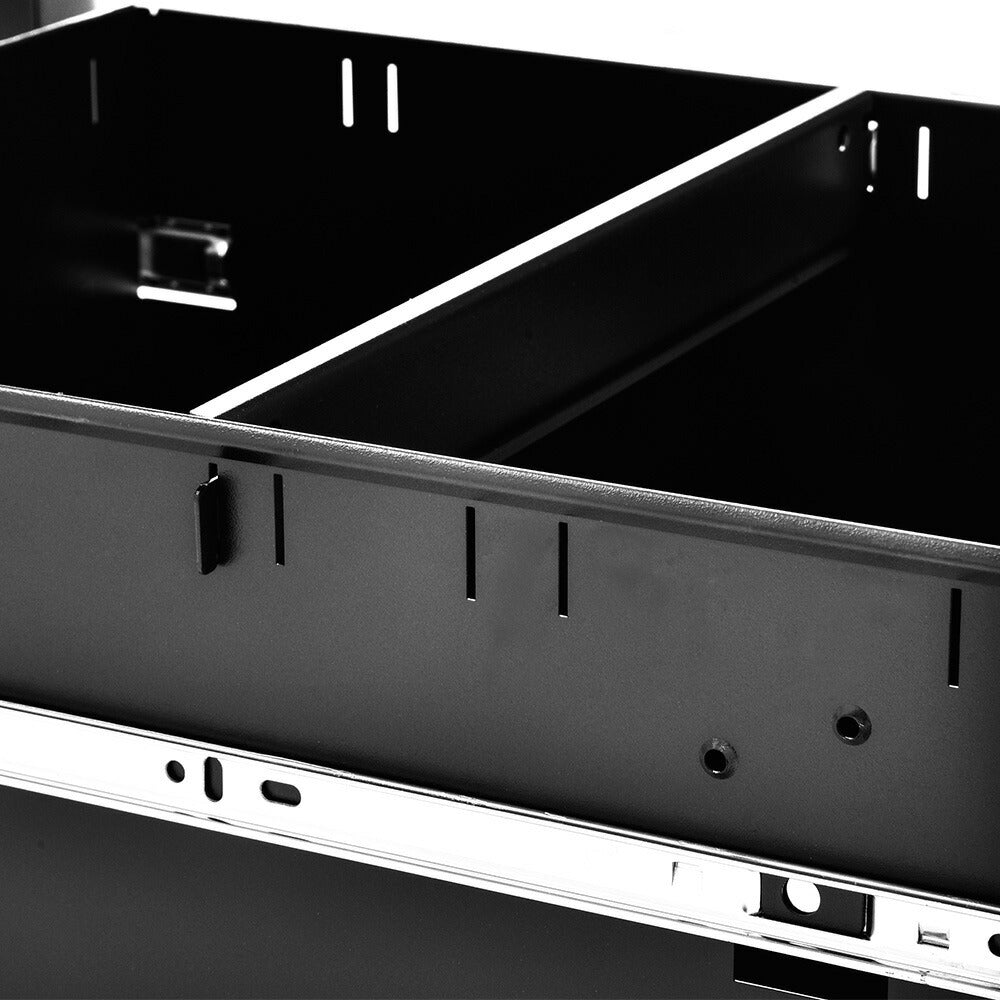 【完成品】デスクワゴン サイドワゴン サイドボード ラック 鍵付き キャスター付き 脇机 収納 A4 キャビネット ホワイト 白 脇机 引き出し付き モダン オフィス デスクサイド