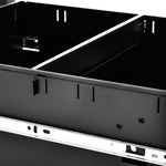 【完成品】デスクワゴン サイドワゴン サイドボード ラック 鍵付き キャスター付き 脇机 収納 A4 キャビネット ホワイト 白 脇机 引き出し付き モダン オフィス デスクサイド