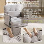 ソファーベッド コンパクト 幅62 3way リクライニング ローソファ 1人掛け 座椅子 ソファー 一人用 ソファ ベッド カウチソファ ソファベッド ハイバック フラット 折りたたみ 車 車中泊 おしゃれ フロアチェア 可愛い 1P グレー