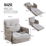 ソファーベッド コンパクト 幅62 3way リクライニング ローソファ 1人掛け 座椅子 ソファー 一人用 ソファ ベッド カウチソファ ソファベッド ハイバック フラット 折りたたみ 車 車中泊 おしゃれ フロアチェア 可愛い 1P グレー