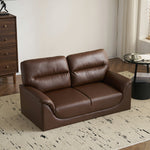 ソファ ソファー 2人掛けソファ 2人掛けソファー 2人掛け 2P 二人掛け ヴィンテージ ローソファー コンパクトソファー リビング リビングソファ レザーソファ レザー 合皮 シンプル リビング 一人暮らし ワンルーム グレー ブラウン 7日内出荷