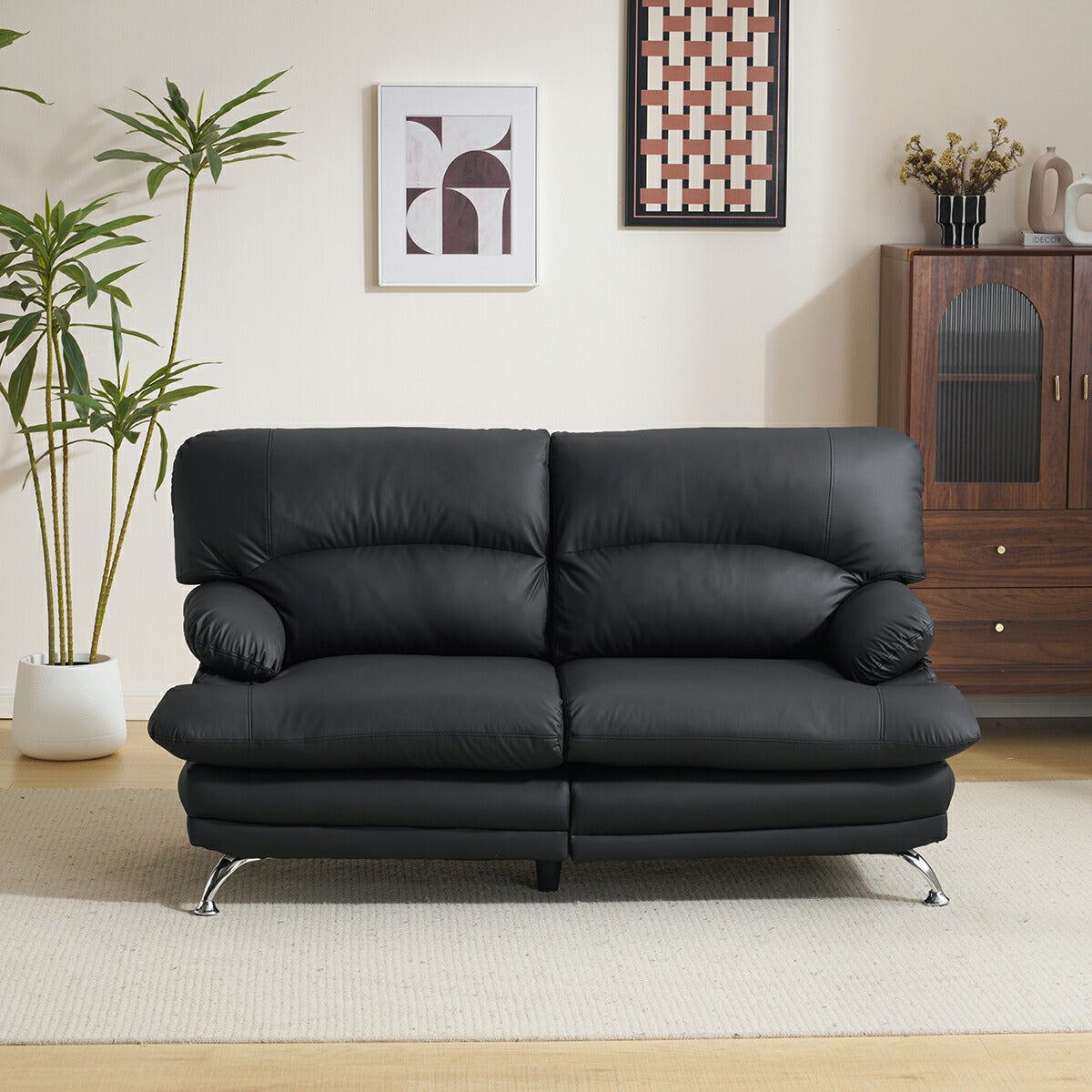 ソファ ソファー 2人掛けソファ 2人掛けソファー 2人掛け 2P 二人掛け ヴィンテージ ローソファー コンパクトソファー リビング リビングソファ レザーソファ レザー 合皮 シンプル リビング 一人暮らし ワンルーム ブラック 黒 ベージュ グレー ブラウン 7日内出荷