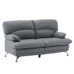 ソファ ソファー 2人掛けソファ 2人掛けソファー 2人掛け 2P 二人掛け ヴィンテージ ローソファー コンパクトソファー リビング リビングソファ レザーソファ レザー 合皮 シンプル リビング 一人暮らし ワンルーム ブラック 黒 ベージュ グレー ブラウン 7日内出荷