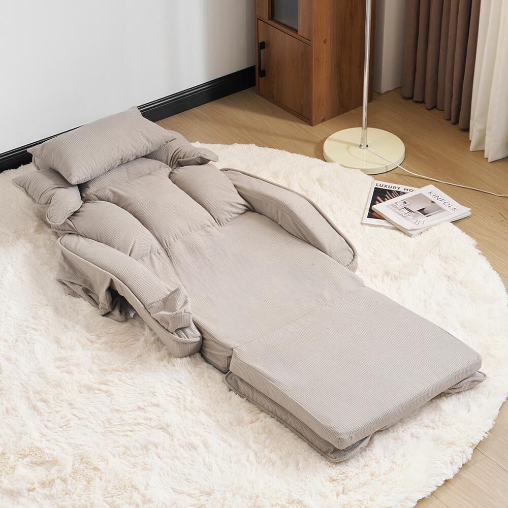 座椅子 リクライニング コンパクト 肘掛け オットマン ゆったり おしゃれ 折りたたみ 42段 チェア ソファ コンパクトソファ フロアソファー フロアチェア 一人掛け リクライニングソファ 1人掛けソファー 一人暮らし 新生活