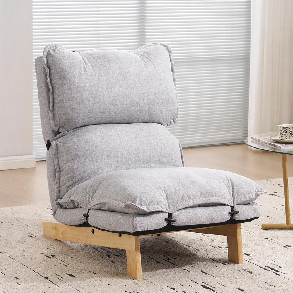 座椅子 リクライニング コンパクト オットマン 4WAY ゆったり おしゃれ 折りたたみ 5段 チェア ソファ コンパクトソファ フロアソファー フロアチェア 一人掛け リクライニングソファ 1人掛けソファー 一人暮らし 新生活