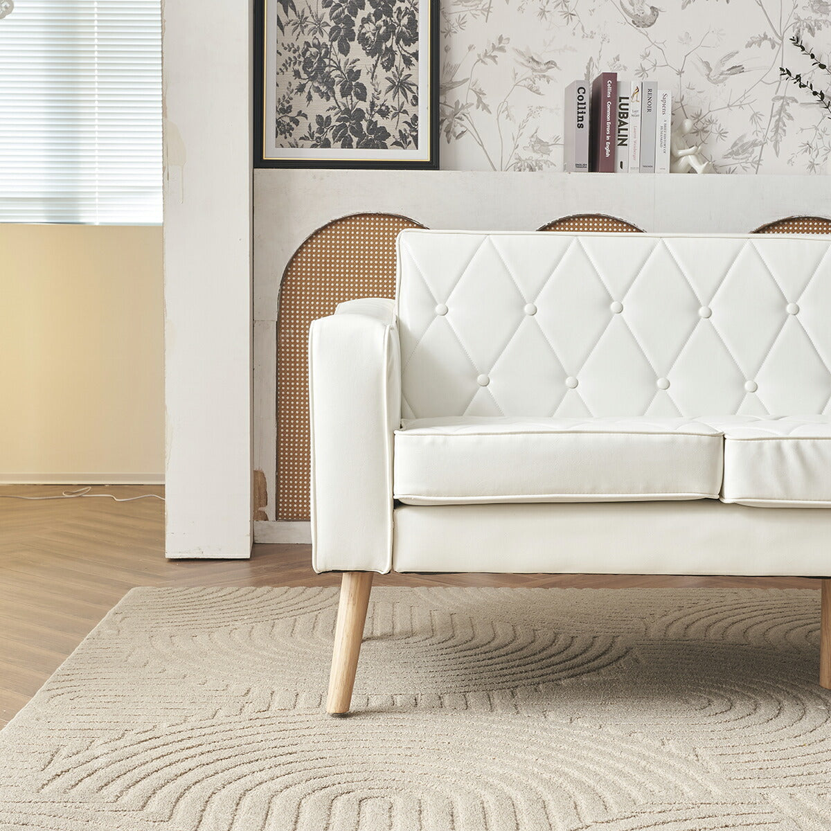 ソファ ソファー 2人掛けソファ 2人掛けソファー 3人掛け 3P 3人掛け ヴィンテージ ローソファー コンパクトソファー リビング リビングソファ レザーソファ レザー 合皮 シンプル リビング 一人暮らし ワンルーム 白 ホワイト 韓国風 北欧