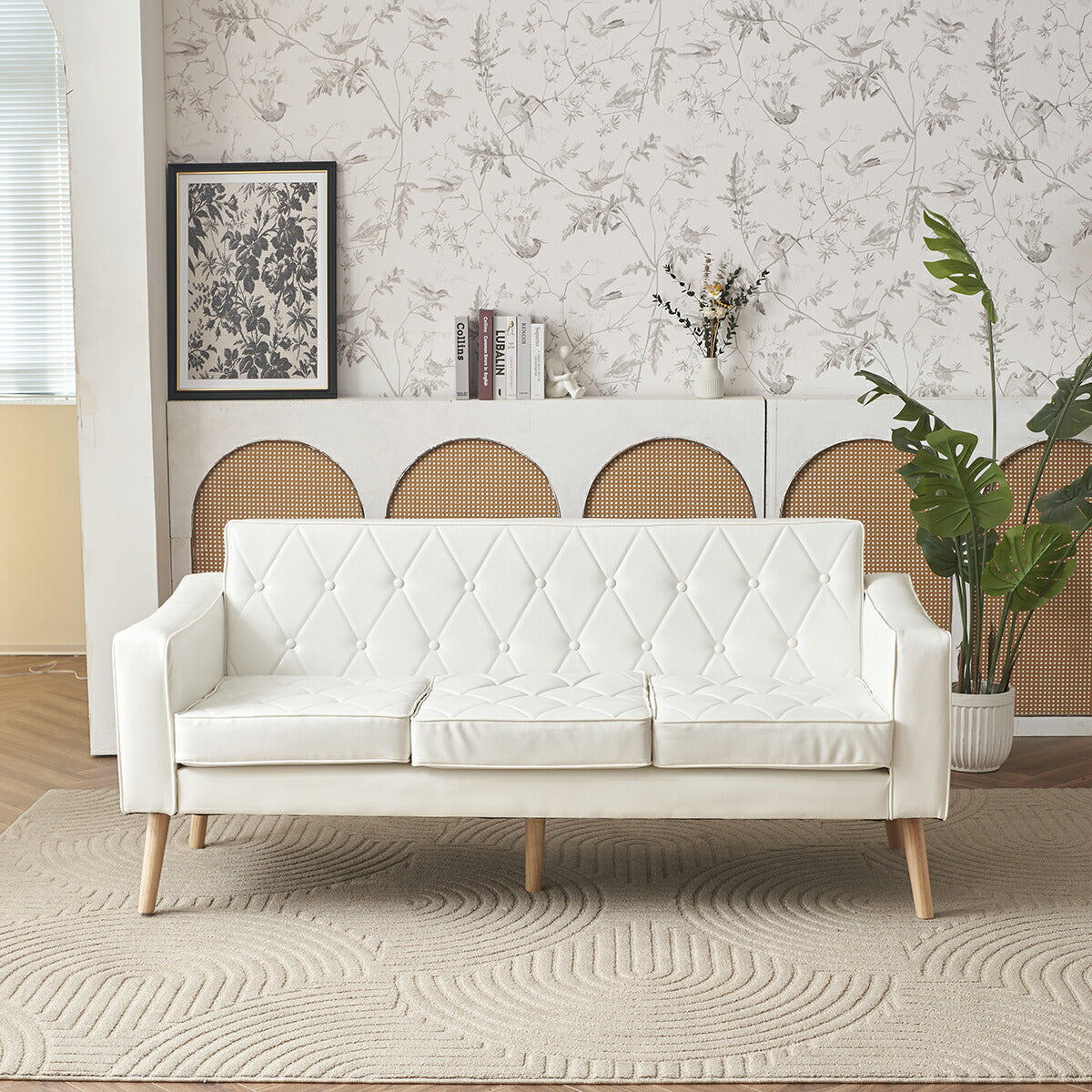 ソファ ソファー 2人掛けソファ 2人掛けソファー 3人掛け 3P 3人掛け ヴィンテージ ローソファー コンパクトソファー リビング リビングソファ レザーソファ レザー 合皮 シンプル リビング 一人暮らし ワンルーム 白 ホワイト 韓国風 北欧