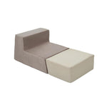 ソフトブロック アスレチック クッション 遊具 子供用 室内 大型 キッズスペース 滑り台 布製 おもちゃ ベージュ×ブラウン 幼児 保育園向け 多機能 自由組合 アスレチック ブロック 玩具 室内 遊具 子供 こども