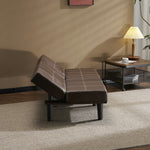 ソファーベッド ソファー ベッド 2人掛け シングル 合皮 レザー 折りたたみ 2Pソファー 3段 コンパクト フロアソファー シンプル リビングソファー ソファベッド リクライニング おしゃれ ブラック ブラウン ローソファー 二人掛け