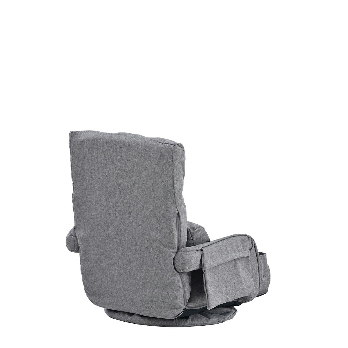 座椅子 回転式 肘掛け ハイバック 座いす リクライニング 1人掛けソファー リクライニングチェアー フロアチェア リビングチェア リラックスチェア 折りたたみ ファブリック 座イス フロア ソファ