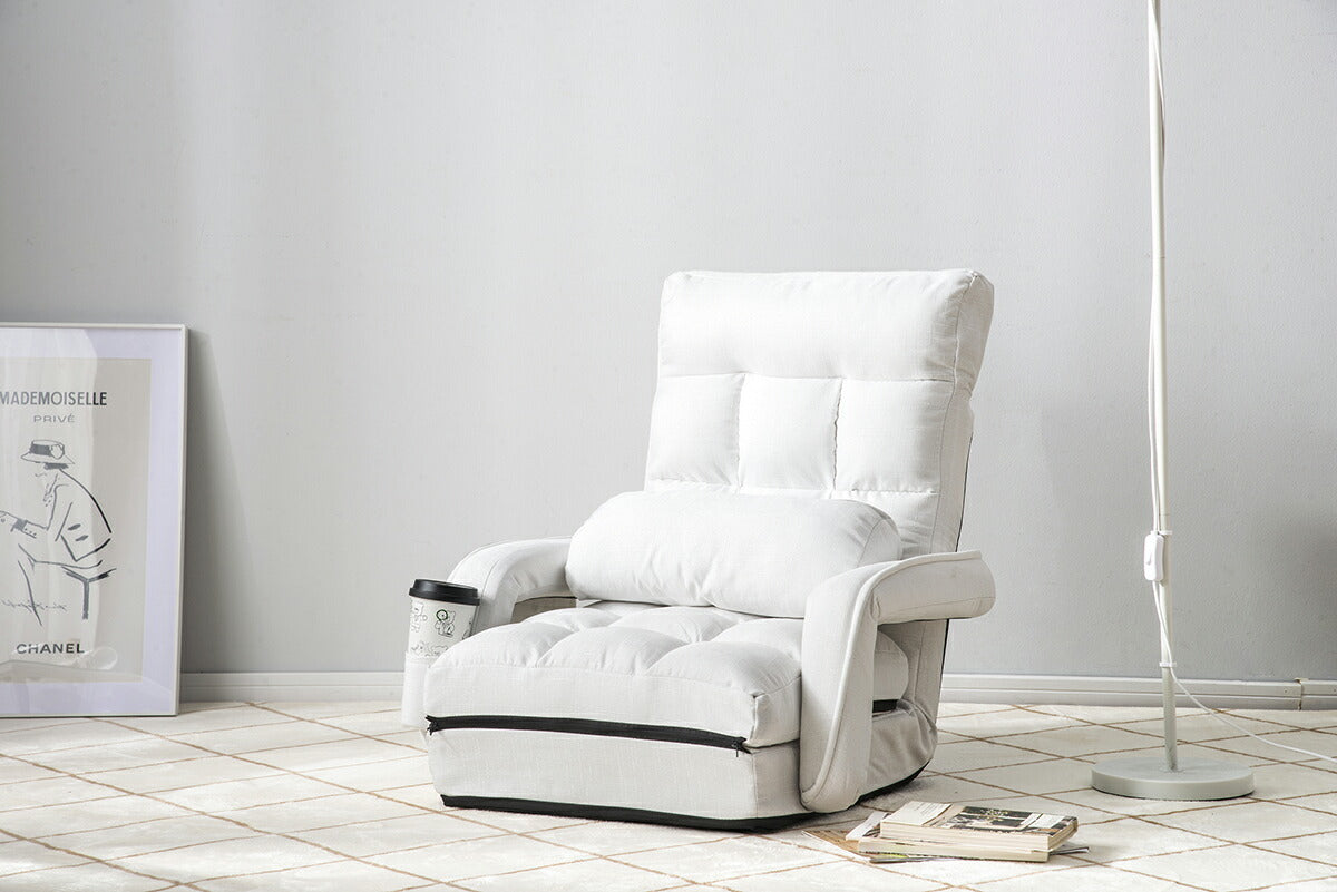 電動 リクライニングチェア リクライニングソファー 1人掛け ハイバック 電動ソファー 電動ソファ 電動リクライニングソファ 14段 リクライニングソファー リクライニング 一人掛け 1人がけソファ 1人用 一人用リクライニング ソファー ホワイト