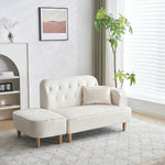 ソファー 2人掛け コンパクト おしゃれ ソファ カウチソファー ローソファー フロアソファー カウチ オットマン 韓国インテリア 韓国 L字 コーナーソファ 2人掛け 二人掛け ベージ リビング 一人暮らし ワンルームュ