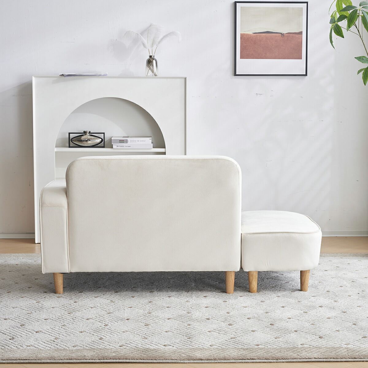 ソファー 2人掛け コンパクト おしゃれ ソファ カウチソファー ローソファー フロアソファー カウチ オットマン 韓国インテリア 韓国 L字 コーナーソファ 2人掛け 二人掛け ベージ リビング 一人暮らし ワンルームュ