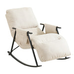 ロッキングチェア リラックス 1人掛け 幅62cm おしゃれ 北欧 モダン パーソナルチェアー リラックスチェア ハイバックチェア 一人掛け ソファ 大人用 疲れない いす 寝室用 客間用 北欧風 組み立て簡単 屋内 屋外 兼用 通気性よい 7日内出荷