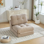 折りたたみ ソファベッド 1人掛け 幅75cm リクライニング フロアソファ コンパクト シングル ソファチェア ベッドチェア 多機能 シェニール生地 一人暮らし 来客用 ワンルーム 省スペース 7日内出荷