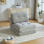 折りたたみ ソファベッド 1人掛け 幅75cm リクライニング フロアソファ コンパクト シングル ソファチェア ベッドチェア 多機能 シェニール生地 一人暮らし 来客用 ワンルーム 省スペース 7日内出荷