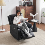 リクライニングソファー 1人掛け 165度調整可能 オットマン一体型 パーソナルチェア PUレザー 収納ポケット付き 耐圧分散 コンパクト 一人暮らし ゲーミングソファー おしゃれ 7日内出荷