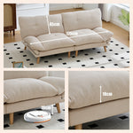 ソファベッド 多機能ソファ 2人掛けソファ コンバーチブルソファ リクライニングソファ フロアソファ ローソファ 脚付き 分割式 コンパクト リビング 寝室 来客用 新生活 7日内出荷