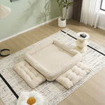 ソファーベッド 2人掛け 座椅子 ローソファ 3WAY 6段階リクライニング 折りたたみ コンパクト フロアソファ 圧力分散 包み込まれる 耐荷重150kg 7日内出荷