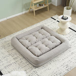 ソファーベッド 2人掛け 座椅子 ローソファ 3WAY 6段階リクライニング 折りたたみ コンパクト フロアソファ 圧力分散 包み込まれる 耐荷重150kg 7日内出荷