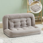 ソファーベッド 2人掛け 座椅子 ローソファ 3WAY 6段階リクライニング 折りたたみ コンパクト フロアソファ 圧力分散 包み込まれる 耐荷重150kg 7日内出荷