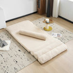 ソファベッド 2人掛け ローソファ 3WAY リクライニング 幅108cm 折りたたみ ソファーベッド コンパクト クッション付き フロアソファ 完成品 7日内出荷