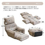 ソファーベッド 一人掛け 座椅子 折りたたみ式 6段階リクライニング 足元調節 ワッフル生地 幅最大160cm フロアソファ コンパクト 一人暮らし 7日内出荷