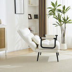 ソファベッド 3WAY 折りたたみ リクライニング 一人掛け カウチソファ 肘付き コンパクト ファブリック 一人暮らし 来客用 7日内出荷