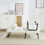 ソファベッド 3WAY 折りたたみ リクライニング 一人掛け カウチソファ 肘付き コンパクト ファブリック 一人暮らし 来客用 7日内出荷