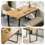ダイニングテーブル テーブル ダイニング デスク キッチンテーブル リビングテーブル 4人掛け140cm ダイニング 単品 おしゃれ ナチュラル 北欧風 木目調 シンプル 北欧 テーブル単品 モダン 黒脚 ブラウン ナチュラル 7日内出荷