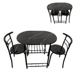 ダイニングテーブルセット 北欧 3点セット 2人 80 ダイニングテーブル 丸テーブル ダイニングセット オーバル 食卓 チェア2脚 コンパクト 2人掛け おしゃれ 大理石調 ダイニング テーブル 食卓用 韓国 丸型 2人用 北欧 韓国 韓国風 楕円 7日内出荷