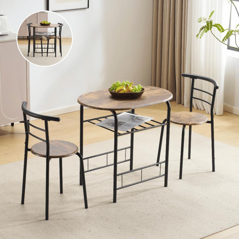 ダイニングテーブルセット 北欧 3点セット 2人 80 ダイニングテーブル 丸テーブル ダイニングセット オーバル 食卓 チェア2脚 コンパクト 2人掛け おしゃれ 大理石調 ダイニング テーブル 食卓用 韓国 丸型 2人用 北欧 韓国 韓国風 楕円 7日内出荷