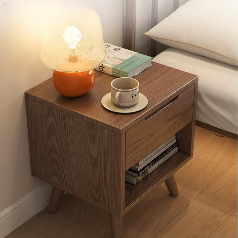 Casaconer | ナイトテーブル・木製ナイトテーブル・木製・おしゃれ・シンプル・寝室・収納