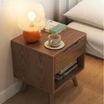 Casaconer | ナイトテーブル・木製ナイトテーブル・木製・おしゃれ・シンプル・寝室・収納