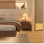 Casaconer | ナイトテーブル・木製ナイトテーブル・木製・おしゃれ・シンプル・寝室・収納