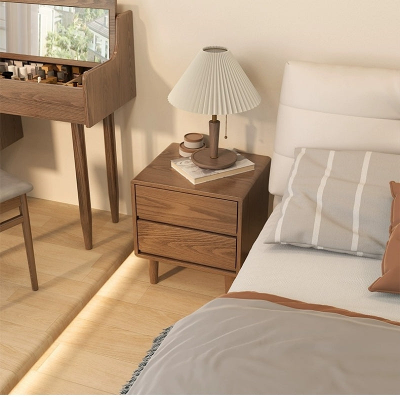 Casaconer | ナイトテーブル・木製ナイトテーブル・木製・おしゃれ・シンプル・寝室・収納