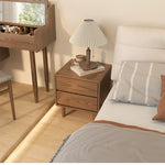 Casaconer | ナイトテーブル・木製ナイトテーブル・木製・おしゃれ・シンプル・寝室・収納