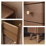 サイドテーブル,ナイトテーブル,スリム,収納,無垢材,引出し,リビング,寝室,ベッドルーム,ディテール