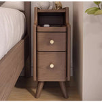 サイドテーブル,ナイトテーブル,スリム,収納,無垢材,引出し,リビング,寝室,ベッドルーム,特徴