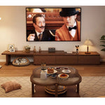 Casaconer | 伸縮・天然木・木製・シンプル・おしゃれ・北欧・韓国・テレビ台・リビング収納・収納棚・一人暮らし・幅195