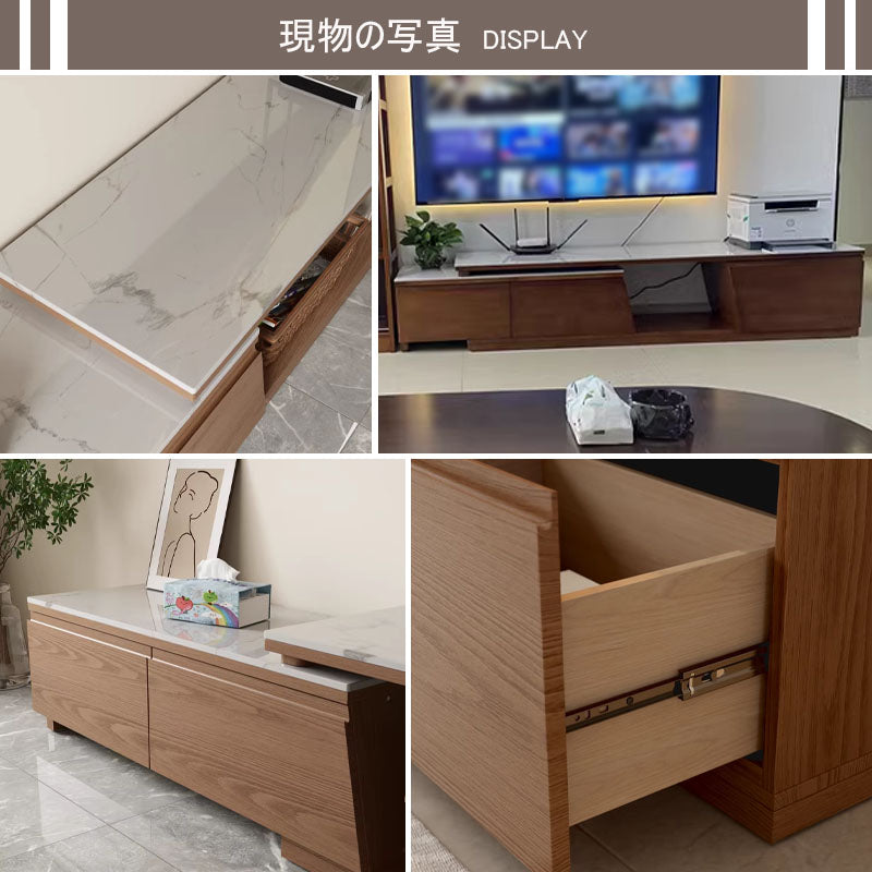 Casaconer | 伸縮・セラミック・セラミック天板・シンプル・おしゃれ・北欧・韓国・テレビ台・リビング収納・収納棚・幅180