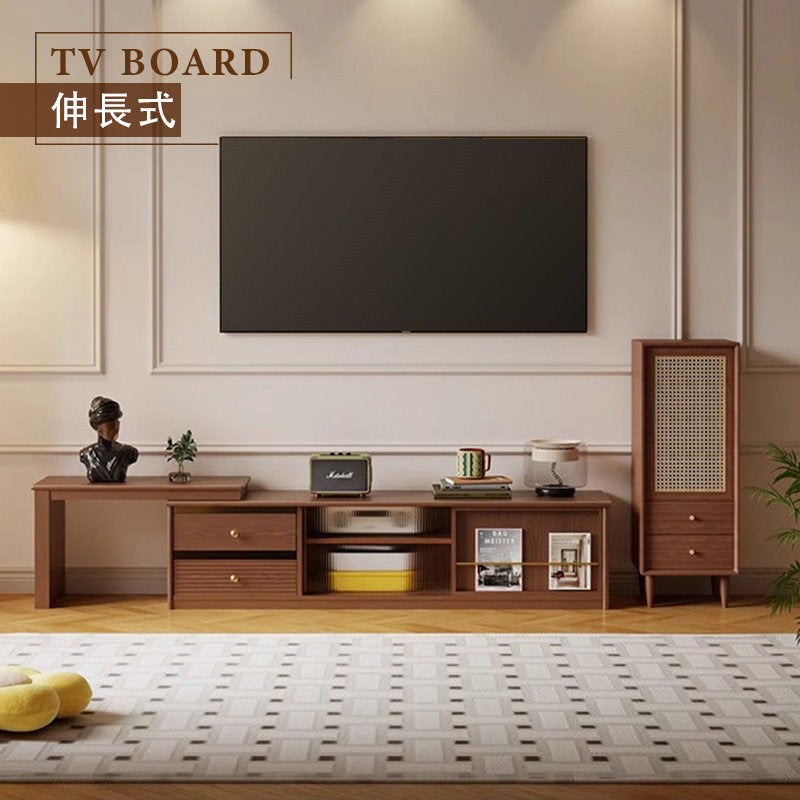 Casaconer | 伸縮・セラミック・セラミック天板・シンプル・おしゃれ・北欧・韓国・テレビ台・リビング収納・収納棚・幅180