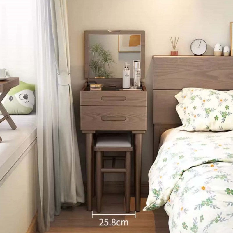 Casaconer | ドレッサー・天然木・木製・ナチュラル・北欧・シンプル・韓国・収納たっぷり・寝室・3段・幅65