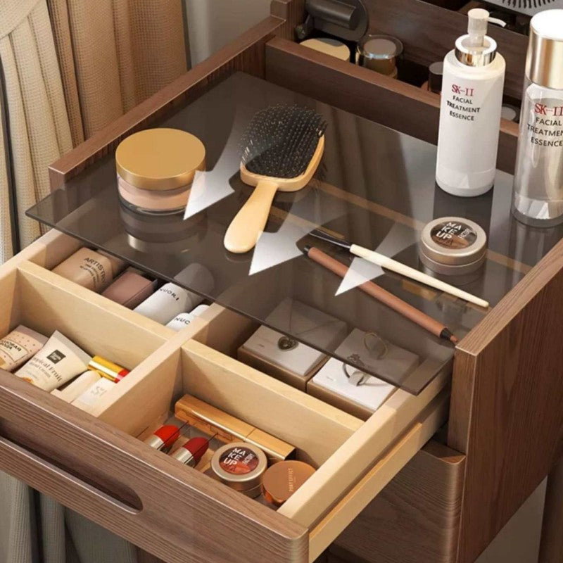 Casaconer | ドレッサー・天然木・木製・ナチュラル・北欧・シンプル・韓国・収納たっぷり・寝室・3段・幅65