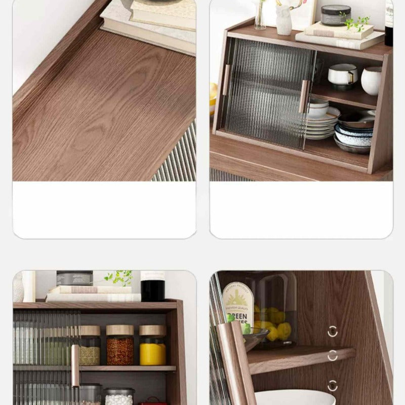 ミニキャビネット,卓上収納,キャビネット,食器棚,無垢材,キッチン収納,コンパクト,1人暮らし,ディテール